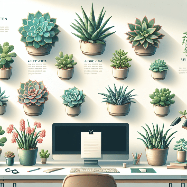 Easy Succulent Types for Office Desks