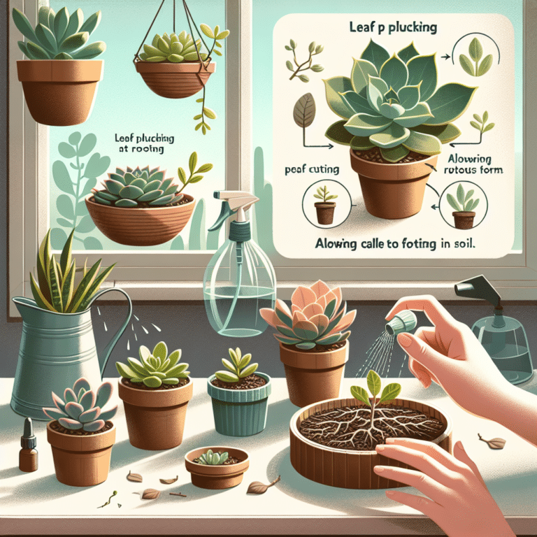 How to Propagate Succulents Indoors