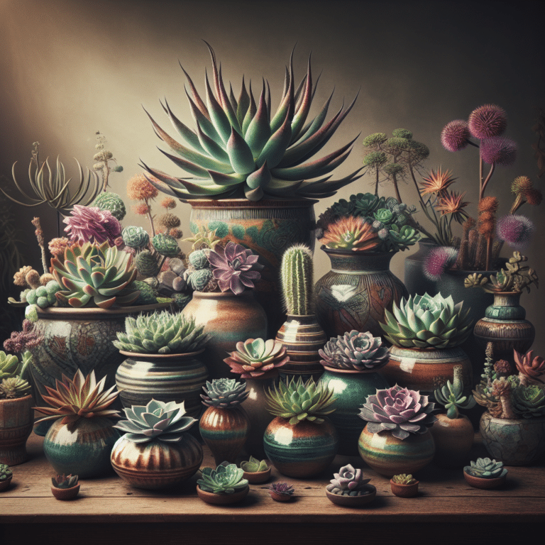 Succulent Arrangement Using Different Varieties