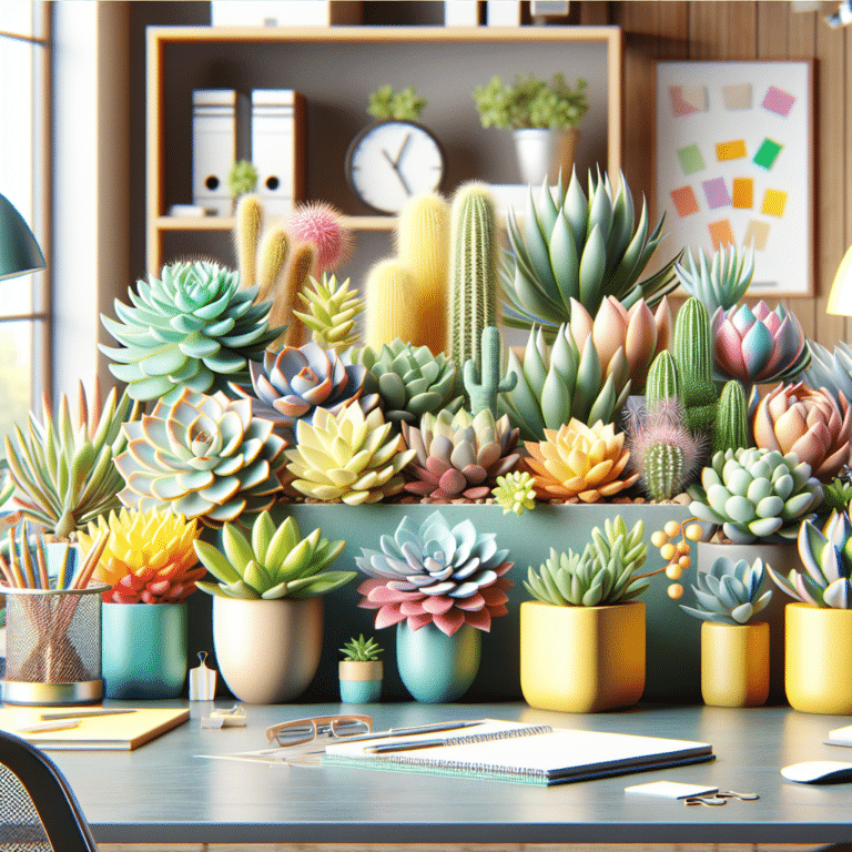 Easy Succulent Types for Office Desks