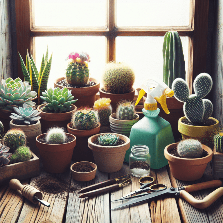 Indoor Cactus and Succulent Care Tips