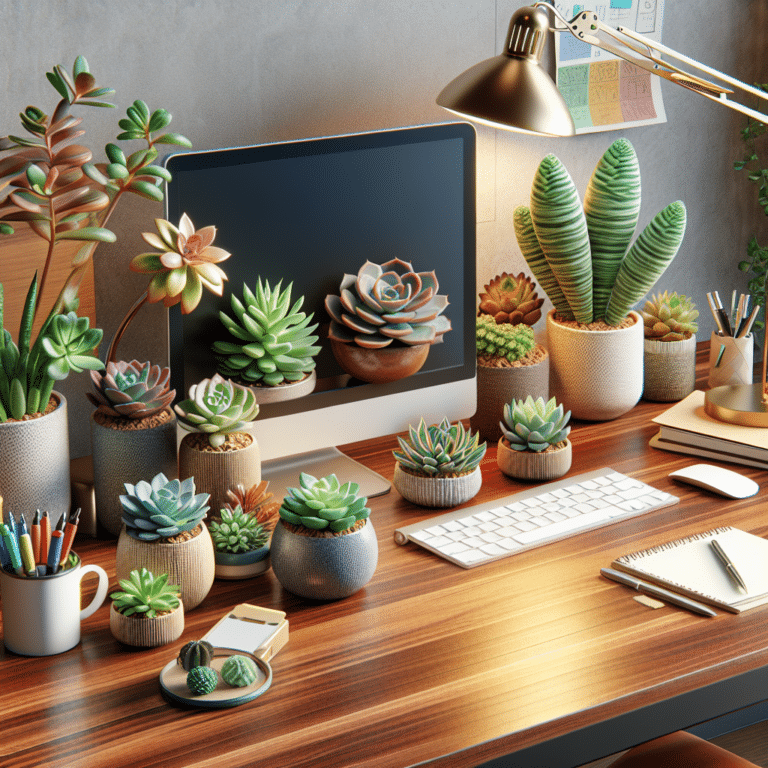 Easiest Succulent Types for Office Desks