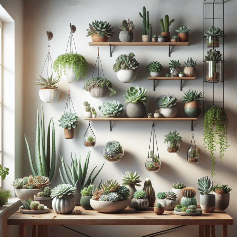 Indoor Succulent Collection Ideas