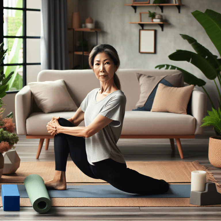 Simple Yoga Stretches at Home